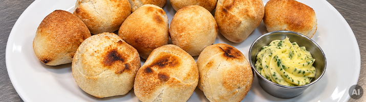 Pizzabrötchen Kräuterbutter – Classic – Pizzaboy Bonn