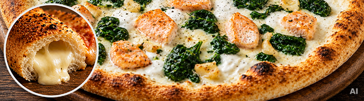 Käserand Creme fraiche – Käserand Pizza – Pizzaboy Essen