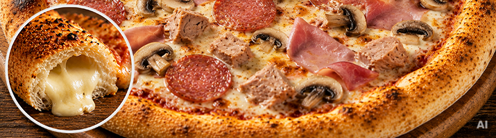 Käserand 4 Stagioni – Käserand Pizza – Pizzaboy Essen