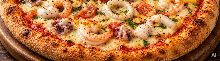 FRUTTI DI MARE – Knusprige Pizza – Pizzaboy Bergisch Gladbach