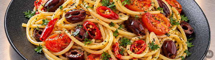 SPAGHETTI OLIVIA – Italienische Pasta – Pizzaboy Bergisch Gladbach