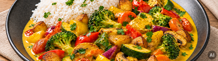 Veggie Pfanne – Pfannengerichte – Pizzaboy Essen